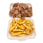 Fries & Donner Meat (h) 