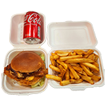 Chicken Burger Meal (h) 