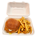 Kids Chicken Burger & Fries (h) 