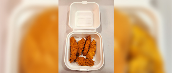 Spicy Chicken Strips (5) Starter (h) 