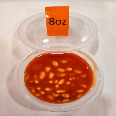 Tub Of Baked Beans 8oz (v) (h) 